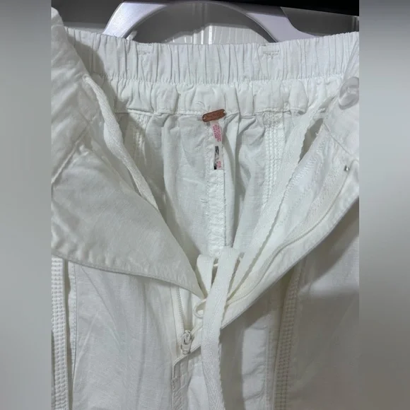 Free People, Marbella Cropped Harem Pants, White, XS, NWOT - Picture 8 of 12